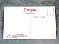 Vintage DISNEYLAND Frontierland Fort Wilderness Postcard (Disney, D111, 1955) 