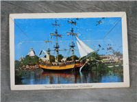 Vintage DISNEYLAND Frontierland Fold Out Set of 12 Postcards (Disney, 1950s) 