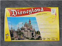 Vintage DISNEYLAND 13 Colorful Scenes Fold Out Postcard Set (Disney, 1950s/60s) 