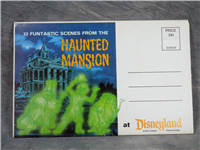 Vintage DISNEYLAND Haunted Mansion Fold Out Set of 12 Postcards (Disney, 1960s) 