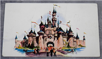 Vintage DISNEYLAND Sleeping Beauty's Castle Illustrated Postcard (Disney, 1950s) 