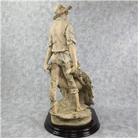 BACK FROM THE FIELDS 14-3/4 inch Limited Edition Figurine  (Giuseppe Armani, 1002-T, 1993)