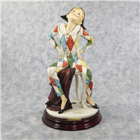 HARLEQUIN 11-1/2 inch 1994 G. Armani Society Figurine  (Giuseppe Armani, 490-C, 1994)