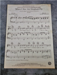 Vintage WHEN I SEE AN ELEPHANT FLY from Dumbo Sheet Music (Disney, 1941)
