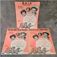 Vintage YOU BELONG TO MY HEART from The Three Caballeros Sheet Music (Disney, 1943)