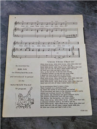 Vintage MARY POPPINS "Chim Chim Cher-ee" Sheet Music (Disney, 1963)