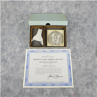 Richard M. Nixon Journey For Peace Silver Medal  (Danbury Mint, 1972)
