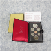 CANADA 7 Coin Double Struck Silver Dollar Proof Set (Royal Canadian Mint, 1978)