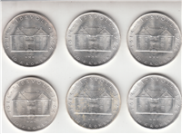 1964 NORWAY Olav V/Constitution Sesquicentennial 10 Kroner BU Silver Coin KM 413