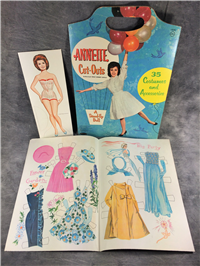 Vintage Unused ANNETTE FUNICELLO Paper Doll Set (Disney, Whitman, 1962)