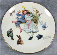 Norman Rockwell SWEET SONG SO YOUNG Four Seasons 10-1/2" Plate (Gorham 1973)