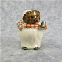 Beatrix Potter MRS. TIGGY WINKLE 3-1/4" 2nd Version Figurine (BP-3c, F. Warne & Co, Beswick, England)