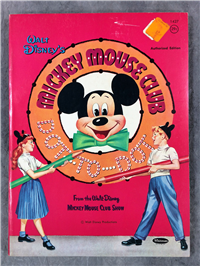 Vintage MICKEY MOUSE CLUB Dot-To-Dot Coloring Book (Disney, Whitman, 1957)