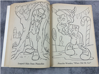 WALT DISNEY Character ABC Coloring Book (Disney, Whitman, 1972) Alice, Bambi, Cinderella