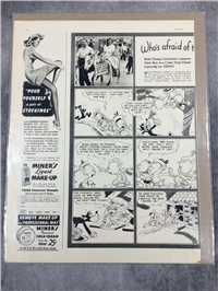 Vintage DISNEY "Who's Afraid of the Big Bad Walt?" Comic Strip (1941) Cartoonists Strike