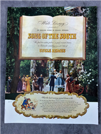 Vintage WALT DISNEY Song of the South Uncle Remus Magazine Ad