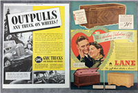 Vintage Lot of 2 Original WALT DISNEY DeSoto Magazine Ads (1939)