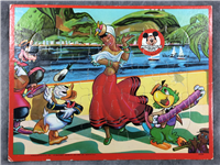 Vintage MICKEY MOUSE CLUB Frame Tray Puzzle #2339 (Disney, Jaymar) Donald, Goofy
