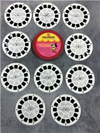 Vintage DISNEY THEATRE IN THE ROUND Set of 10 Viewmaster Reels #2435 