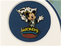 Disney MICKEY'S PHILHARMAGIC Donald Duck Ltd Ed Framed Lithograph & Pin COA