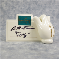 BILL FARMER (Voice of Goofy) 2-1/2 inch Mickey Mouse Glove Signature Plaque (WDCC, 1028761)
