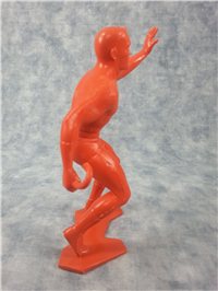 Orange DAREDEVIL 6" Molded Plastic 3-D Statue  (Marx Marvel Super-Heroes series, 1967)
