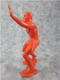 Orange DAREDEVIL 6" Molded Plastic 3-D Statue  (Marx Marvel Super-Heroes series, 1967)