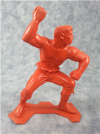 Orange HULK 6" Molded Plastic 3-D Statue  (Marx Marvel Super-Heroes series, 1967)