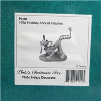 PLUTO HELPS DECORATE 5-1/2 inch Disney Figurine (WDCC, 11K-41112-0, 1996)