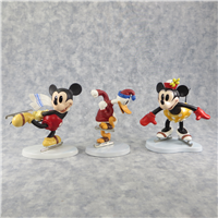 ON ICE Figurine, Base & Title Scroll Disney Grouping (WDCC, 1997-2000)