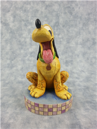LOYAL PLUTO  5-1/4 inch Disney Pluto Figurine (Jim Shore, Enesco, 4009256, 2007)