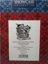 A CHRISTMAS KISS 6-1/2 inch Disney Minnie & Mickey Mouse Figurine (Jim Shore, Enesco, 4009120, 2007)