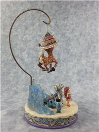 LAND OF MISFIT TOYS 10-1/2 inch Ornament Holder & 3-1/4 inch Rudolph The Red-Nosed Reindeer Figurine (Jim Shore, Enesco, 4009806, 2008)