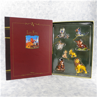 LION KING Storybook Ornament Set of 8 (Disney Direct, #16149)