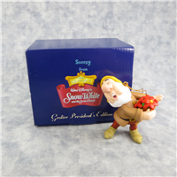 SNEEZY 3-1/4 inch Disney Snow White President's Edition Ornament (Scholastic/Grolier, #35600-903)