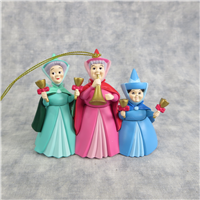 THREE FAIRIES 3 inch Disney Sleeping Beauty President's Edition Ornament (Scholastic, #35600-210)