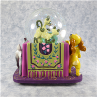 LADY AND THE TRAMP 7-3/4 inch Musical Snowglobe (Disney Store, #99447, 2008)