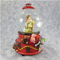 TOY STORY II Woody's Roundup 8-1/2 inch Musical Snowglobe (Disney Store, 2008)