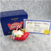 SLEEPY 3 inch Disney Snow White and The Seven Dwarfs President's Edition Ornament (Golier/Scholastic, #35600-217)