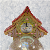 JIMINY CRICKET 10-1/2 inch Pinocchio Musical Rotating Snow Globe with Clock (Disney Direct)