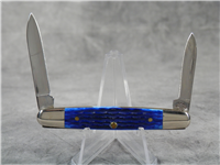 2008 CASE XX USA 06263 SS Blue Jigged Eisenhower Pen Knife