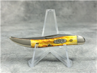 1998 CASE XX 610096 SS Burnt Yellow Tiny Toothpick Knife