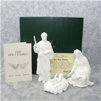 THE HOLY FAMILY Nativity Sculpture Collection 7-1/2 inch White Bone China Figurines (Lenox, 1988)