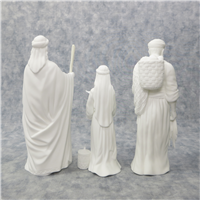 THE TOWNSPEOPLE OF BETHLEHEM Nativity Sculpture Collection 8 inch White Bone China Figurines (Lenox, 1991)