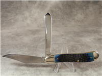 1998 CASE XX USA 6240 SS Ltd Ed Navy Jigged Bone Dogleg Trapper Pocket Knife