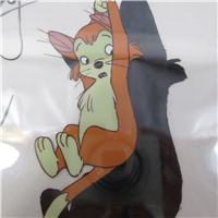 BANJO THE WOODPILE CAT Original Animation Production Cel  (Don Bluth, 1979)