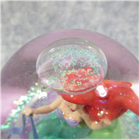 LITTLE MERMAID Seahorse Chariot 7 inch Musical Snow Globe with Blower (Disney Direct, 1988)