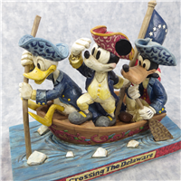 UNSTOPPABLE HEROES 10 inch Crossing The Delaware Disney Figurine (Jim Shore, Enesco, 4004154, 2005)
