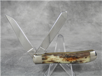 1993 CASE XX USA A6207 SS Smooth Appaloosa Bone Mini-Trapper Knife