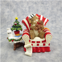 WAITING FOR SOMEONE SPECIAL 3 inch Mouse Waiting on Santa Christmas Figurine (Charming Tails, Enesco, 87/163, 2008)